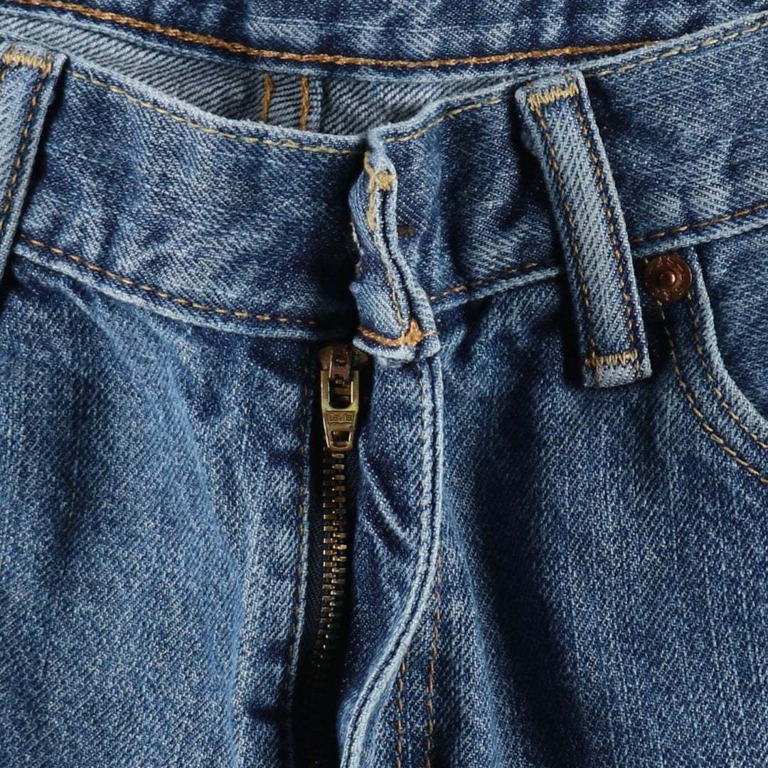 Levi's 505 denim shorts, men's size W37 (approx.) cotton blue type Vintage Second Hand