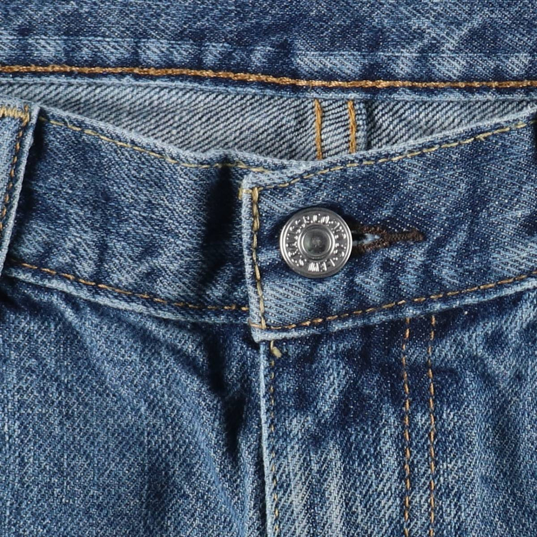 Levi's 505 denim shorts, men's size W37 (approx.) cotton blue type Vintage Second Hand
