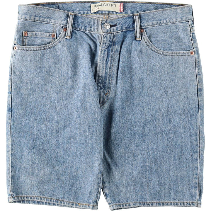 Levi's 505 Straight Fit Denim Shorts, Men's Size W37 (approx.) cotton blue type Vintage Second Hand