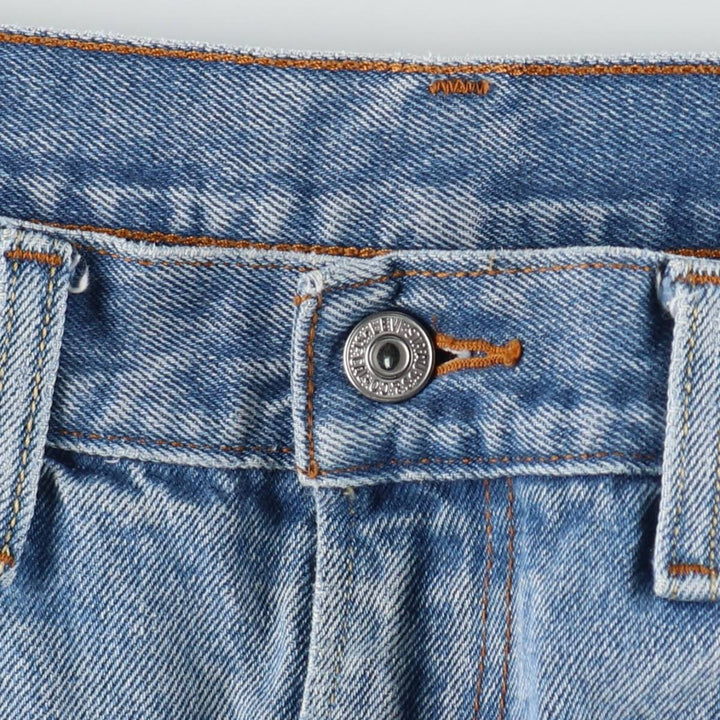 Levi's 505 REGULAR FIT denim shorts, short pants, men's size w34 cotton blue type Vintage Second Hand