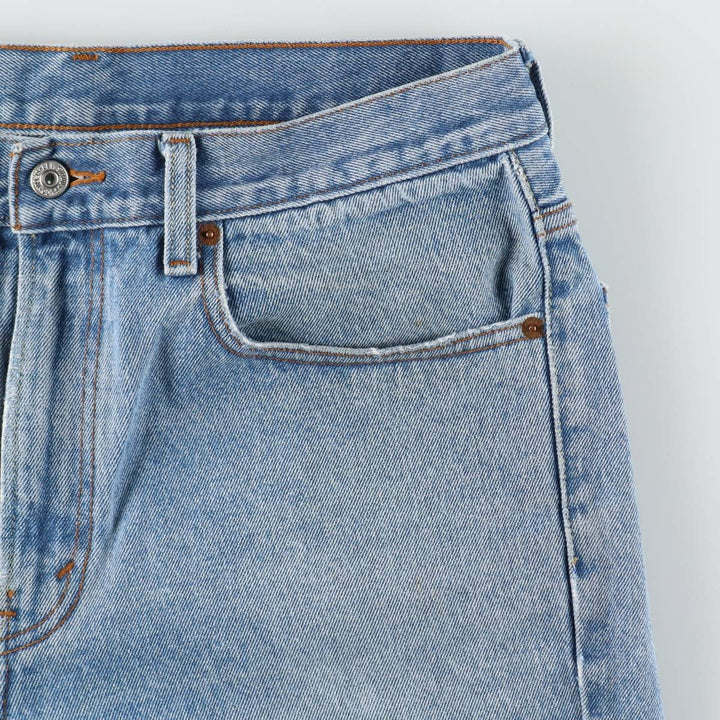 Levi's 505 REGULAR FIT denim shorts, short pants, men's size w34 cotton blue type Vintage Second Hand