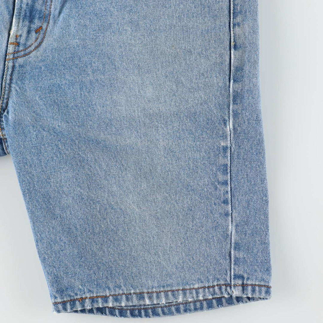 Levi's 505 REGULAR FIT denim shorts, short pants, men's size w34 cotton blue type Vintage Second Hand
