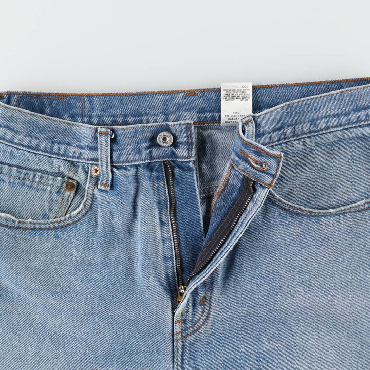 Levi's 505 REGULAR FIT denim shorts, short pants, men's size w34 cotton blue type Vintage Second Hand