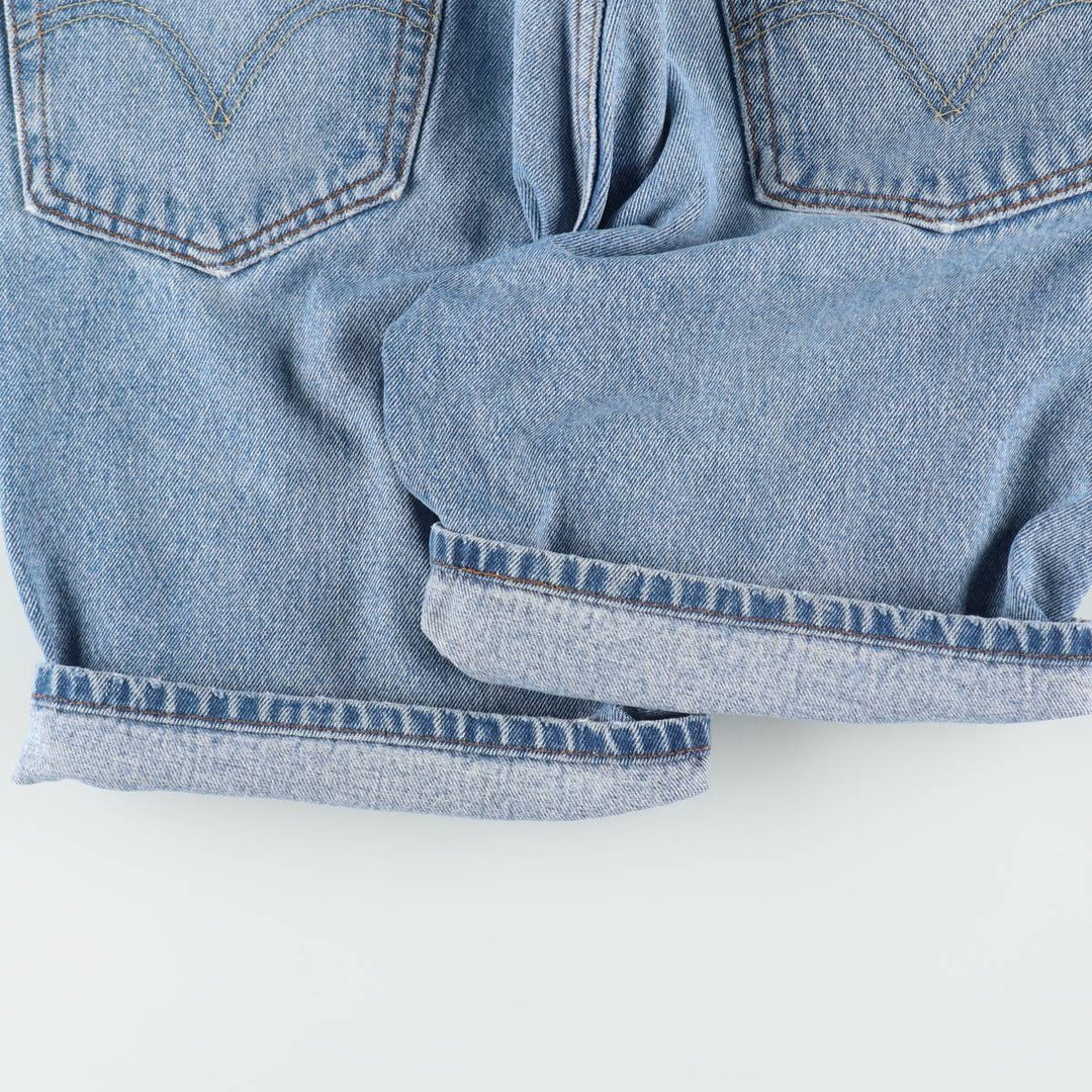 Levi's 505 REGULAR FIT denim shorts, short pants, men's size w34 cotton blue type Vintage Second Hand