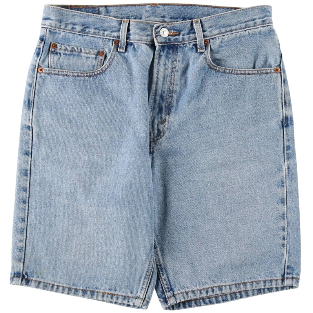 Levi's 505 REGULAR FIT denim shorts, short pants, men's size w33 cotton blue type Vintage Second Hand