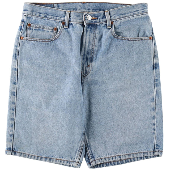Levi's 505 REGULAR FIT denim shorts, short pants, men's size w33 cotton blue type Vintage Second Hand