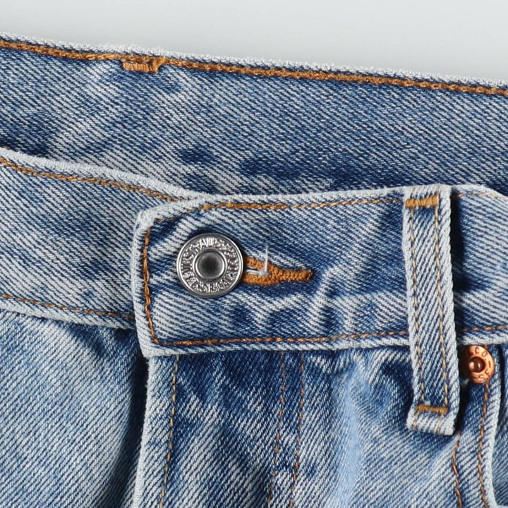 Levi's 505 REGULAR FIT denim shorts, short pants, men's size w33 cotton blue type Vintage Second Hand