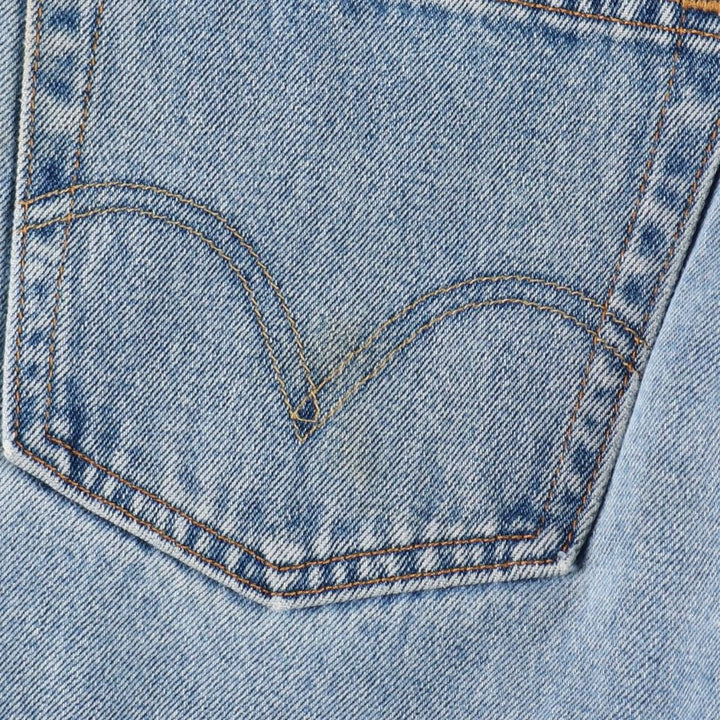 Levi's 505 REGULAR FIT denim shorts, short pants, men's size w33 cotton blue type Vintage Second Hand