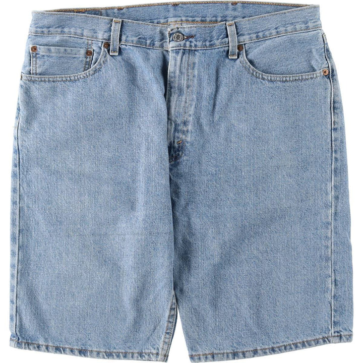 Levi's 505 denim shorts, men's size W38 (approx.) cotton blue type Vintage Second Hand
