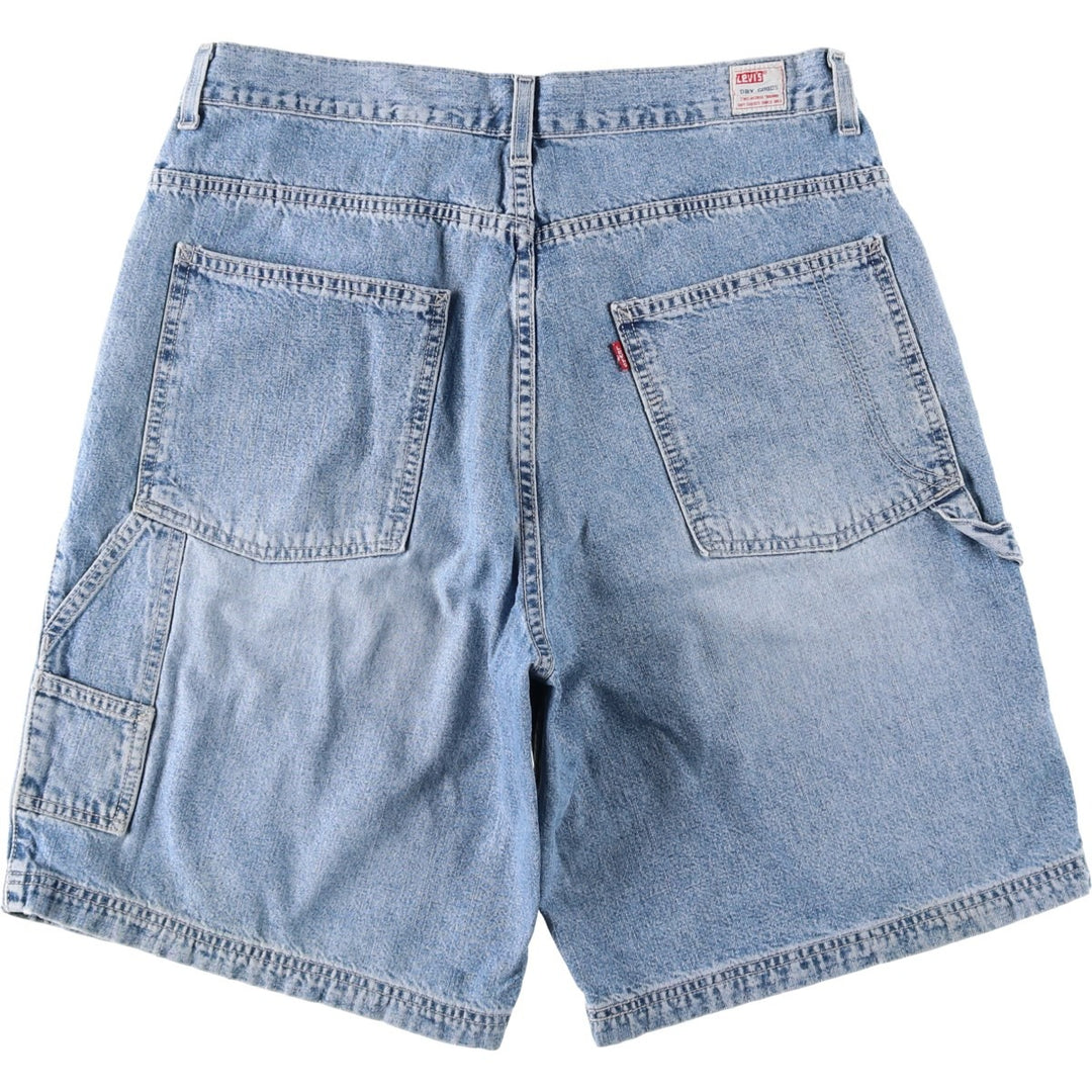90'S Levi's DRY GOODS Denim Painter Shorts, Men's W36 (approx.), Vintage cotton blue type Vintage Second Hand