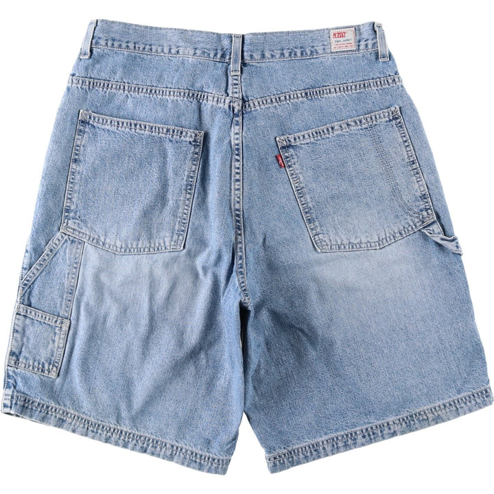 90'S Levi's DRY GOODS Denim Painter Shorts, Men's W36 (approx.), Vintage cotton blue type Vintage Second Hand
