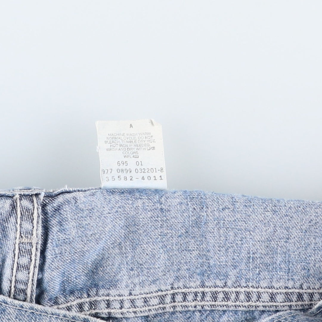 90'S Levi's DRY GOODS Denim Painter Shorts, Men's W36 (approx.), Vintage cotton blue type Vintage Second Hand