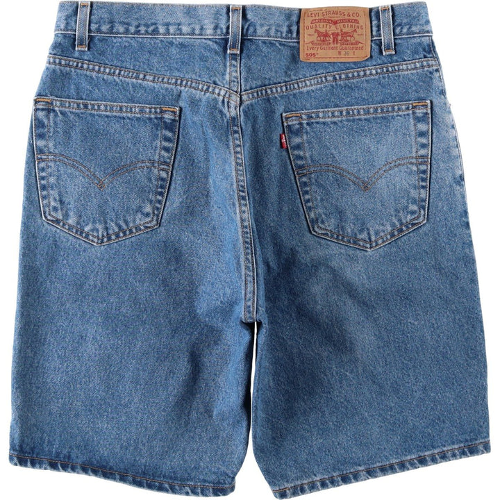 2000'S Levi's 505 Regular Fit Denim Shorts, Men's Size 36 cotton blue type Vintage Second Hand