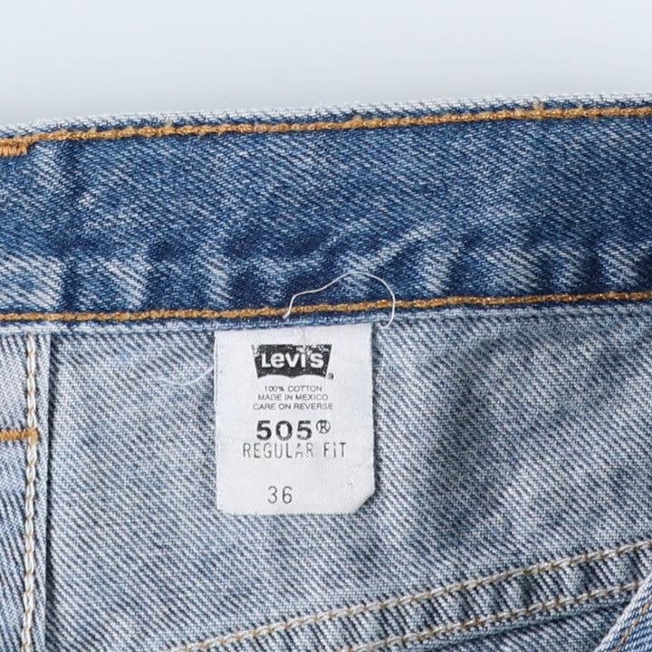 2000'S Levi's 505 Regular Fit Denim Shorts, Men's Size 36 cotton blue type Vintage Second Hand