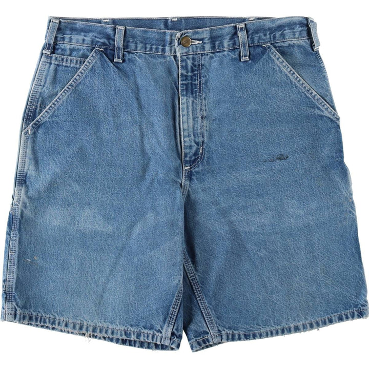 Carhartt Denim Painter Shorts, Shorts, Men's, W34 equivalent unclear blue type Vintage Second Hand