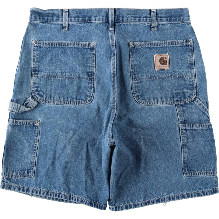 Carhartt Denim Painter Shorts, Shorts, Men's, W34 equivalent unclear blue type Vintage Second Hand
