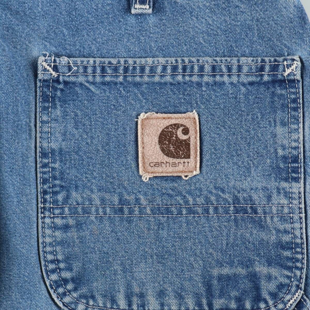 Carhartt Denim Painter Shorts, Shorts, Men's, W34 equivalent unclear blue type Vintage Second Hand