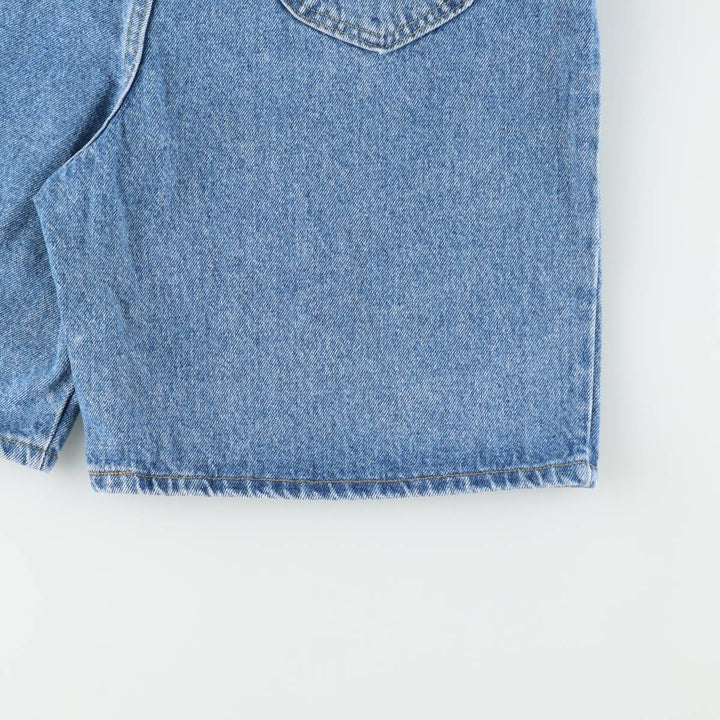 Lee denim shorts, men's size W33 (approx.) unclear blue type Vintage Second Hand