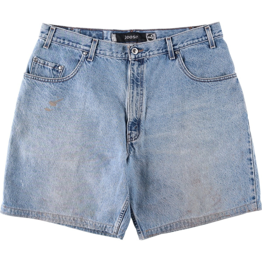 Levi's SILVER TAB Loose Denim Shorts (Men's size W38 equivalent) cotton blue type Vintage Second Hand
