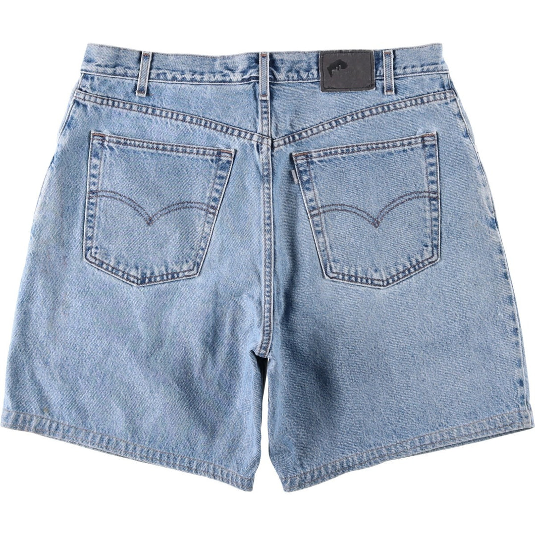 Levi's SILVER TAB Loose Denim Shorts (Men's size W38 equivalent) cotton blue type Vintage Second Hand