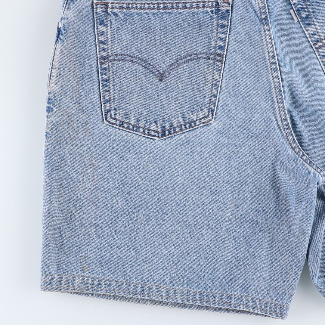 Levi's SILVER TAB Loose Denim Shorts (Men's size W38 equivalent) cotton blue type Vintage Second Hand