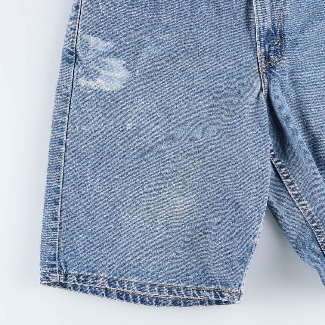 90'S Levi's 560 Loose Fit Denim Shorts, Made in USA, Men's Size W31 (approx.), Vintage cotton blue type Vintage Second Hand