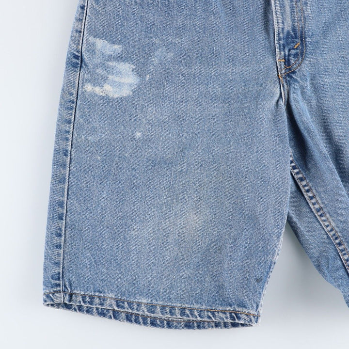 90'S Levi's 560 Loose Fit Denim Shorts, Made in USA, Men's Size W31 (approx.), Vintage cotton blue type Vintage Second Hand