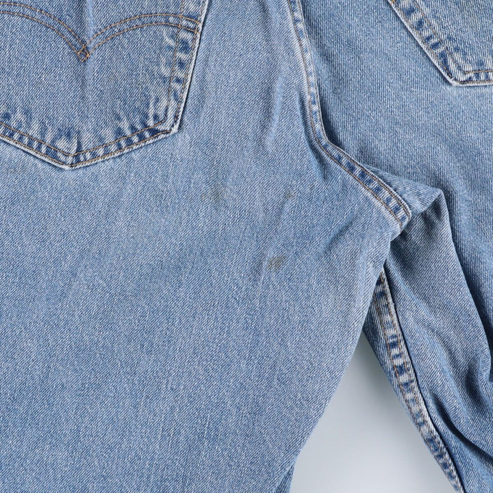 90'S Levi's 560 Loose Fit Denim Shorts, Made in USA, Men's Size W31 (approx.), Vintage cotton blue type Vintage Second Hand