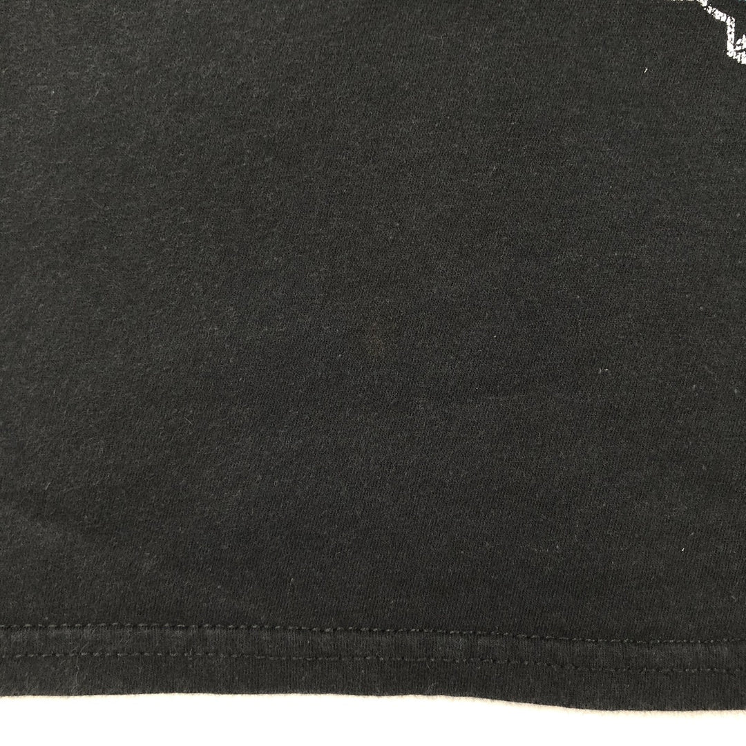 Guns N' Roses Skull Pattern Band T-shirt, Men's M size cotton black type Vintage Second Hand