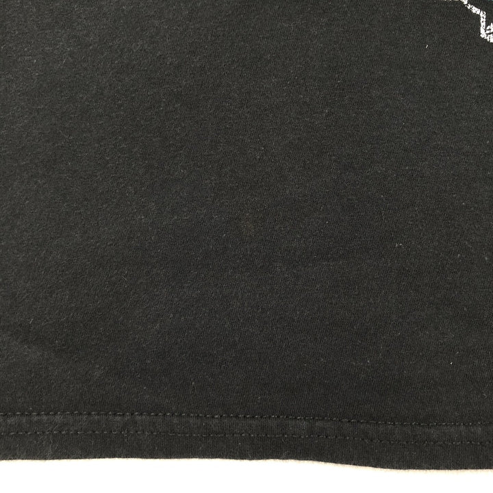 Guns N' Roses Skull Pattern Band T-shirt, Men's M size cotton black type Vintage Second Hand