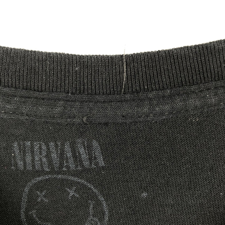 NIRVANA Nirvana Band T-shirt, Band T, Men's XL size unclear black type Vintage Second Hand