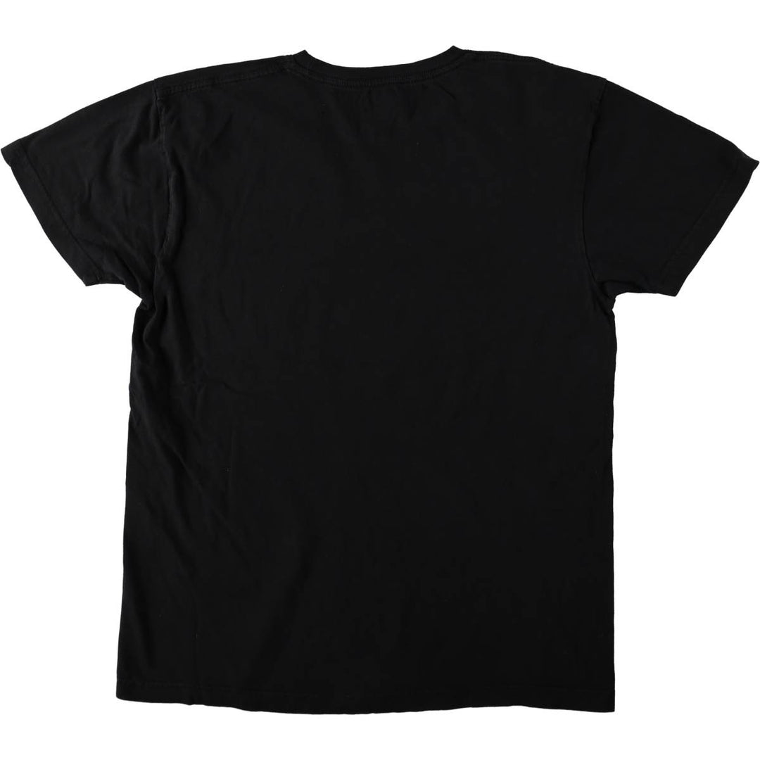 NIRVANA Nirvana Band T-shirt, Band T, Men's L size cotton black type Vintage Second Hand