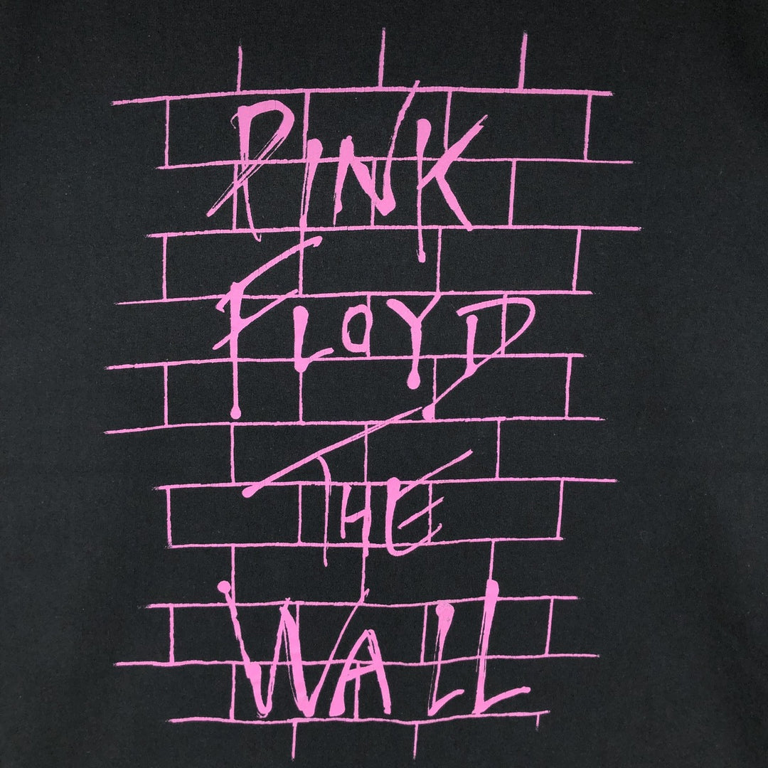 PINK FLOYD Pink Floyd Band T-shirt Band T Men's L size unclear black type Vintage Second Hand