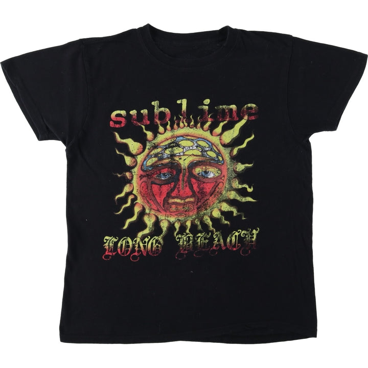 SUBLIME Band T-shirt, Men's M size cotton black type Vintage Second Hand