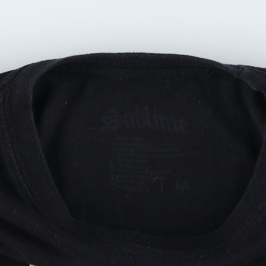 SUBLIME Band T-shirt, Men's M size cotton black type Vintage Second Hand