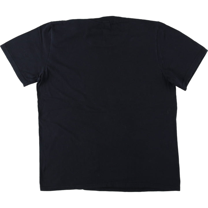 RAMONES Eagle Pattern Band T-Shirt (Men's Size M) cotton black type Vintage Second Hand