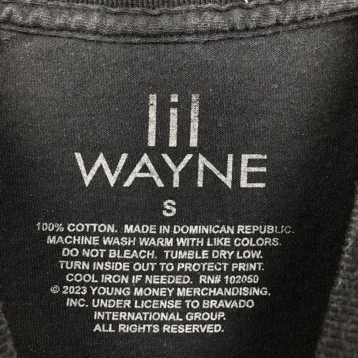 LIL WAYNE Rap T-Shirt (Men's Size S) cotton black type Vintage Second Hand