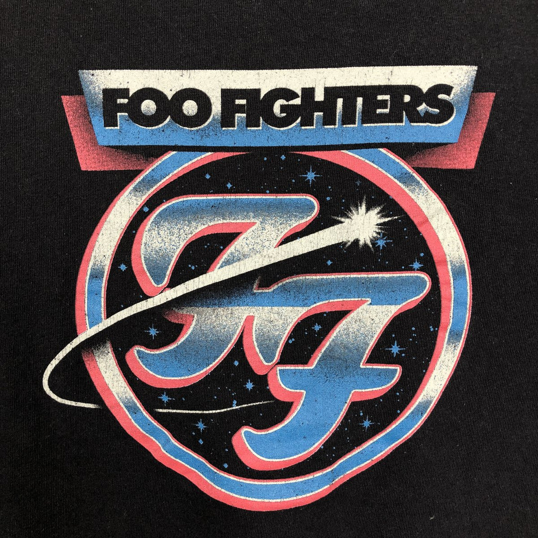 Foo Fighters Band T-Shirt, Men's Size L cotton black type Vintage Second Hand