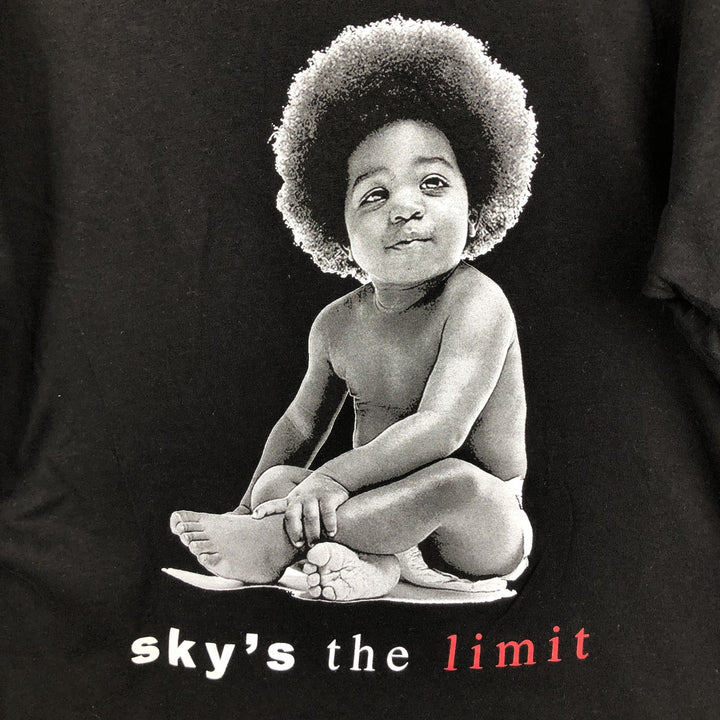THE NOTORIOUS BIG Notorious BIG Rap T-shirt Rap T Men's XL size cotton black type Vintage Second Hand
