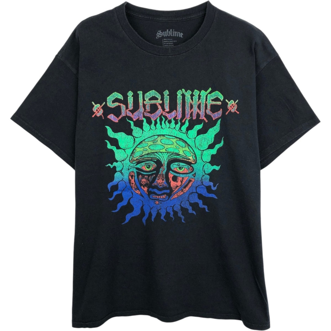 SUBLIME Band T-shirt, Men's L size cotton black type Vintage Second Hand