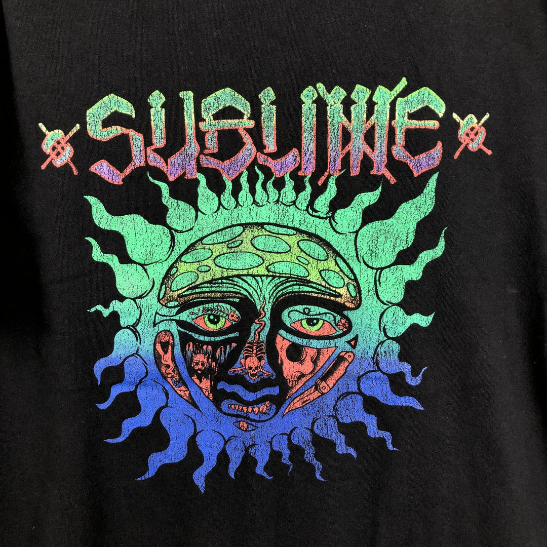 SUBLIME Band T-shirt, Men's L size cotton black type Vintage Second Hand