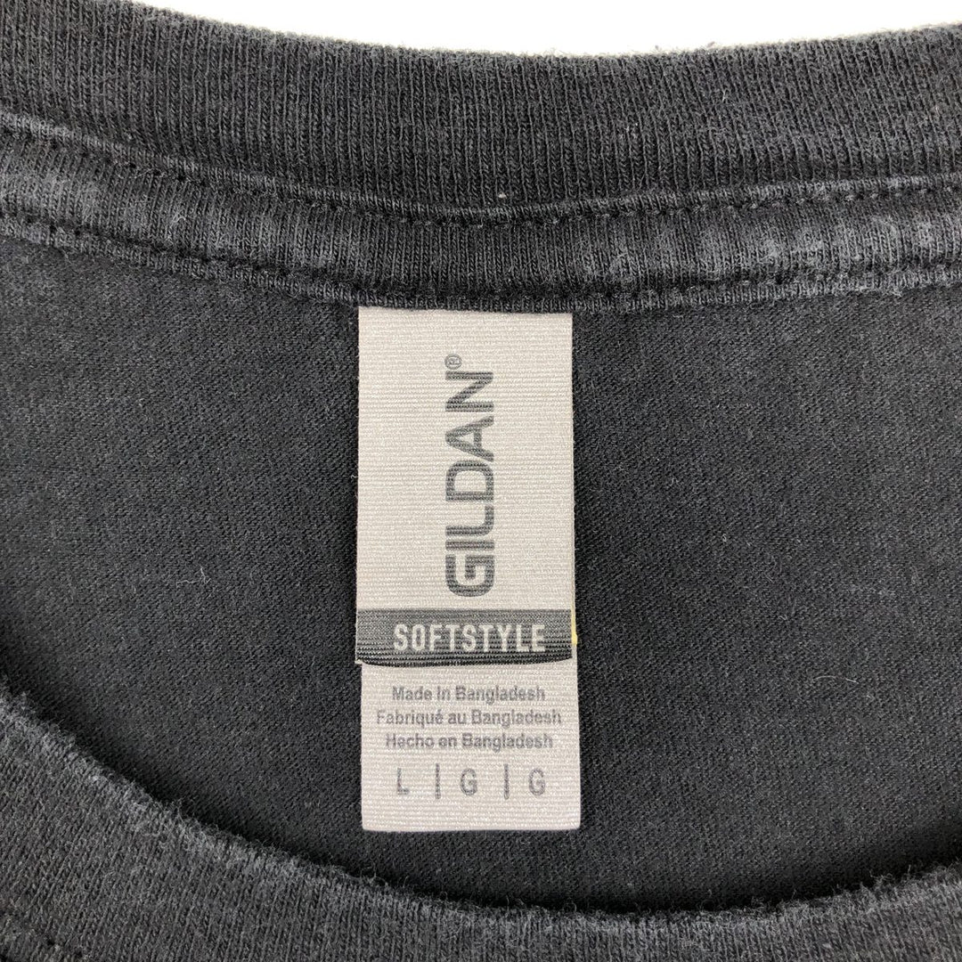 Gildan Foo Fighters Band T-shirt, Men's L size cotton black type Vintage Second Hand