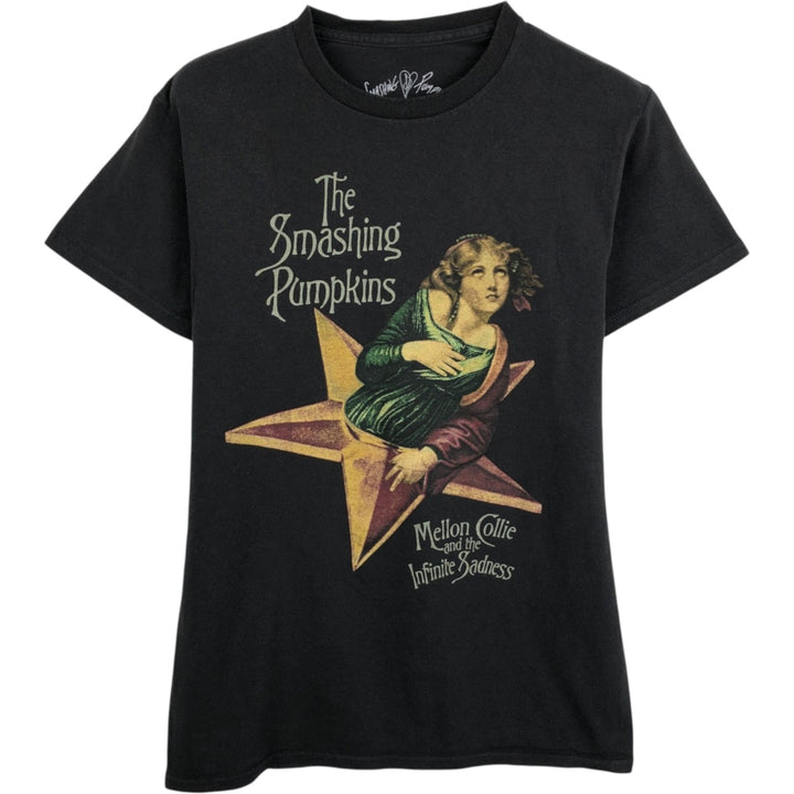 THE SMASHING PUMPKINS Smashing Pumpkins Band T-shirt Band T Men's S equivalent cotton black type Vintage Second Hand