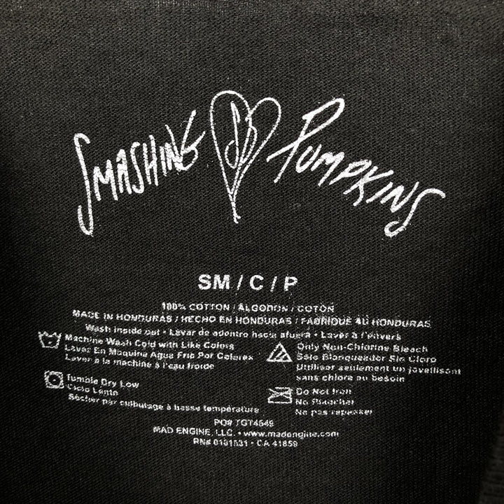 THE SMASHING PUMPKINS Smashing Pumpkins Band T-shirt Band T Men's S equivalent cotton black type Vintage Second Hand