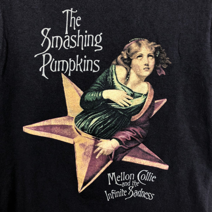 THE SMASHING PUMPKINS Smashing Pumpkins Band T-shirt Band T Men's S equivalent cotton black type Vintage Second Hand