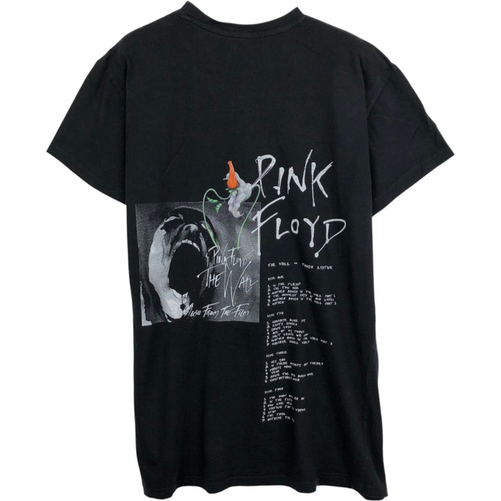 PINK FLOYD Band T-shirt, Made in the UK, Men's Size M (approx.) cotton black type Vintage Second Hand