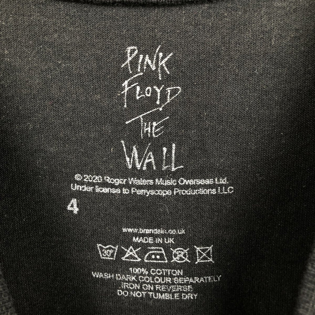 PINK FLOYD Band T-shirt, Made in the UK, Men's Size M (approx.) cotton black type Vintage Second Hand