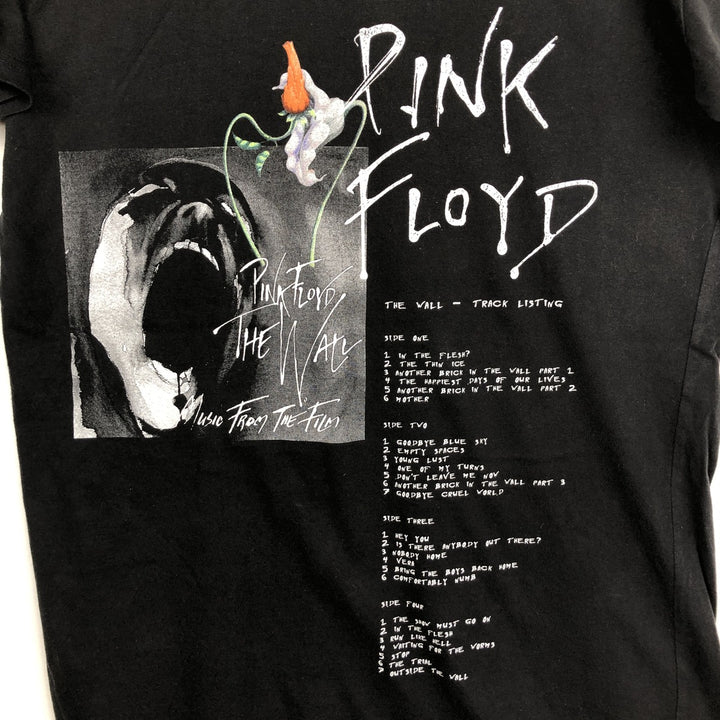 PINK FLOYD Band T-shirt, Made in the UK, Men's Size M (approx.) cotton black type Vintage Second Hand