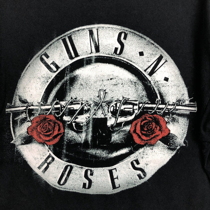 GUNS N' ROSES Guns N' Roses Band T-Shirt Band Tee Men's XL unclear black type Vintage Second Hand