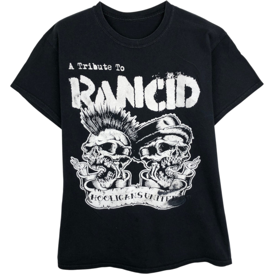 RANCID band t-shirt, men's size M (equivalent) unclear black type Vintage Second Hand
